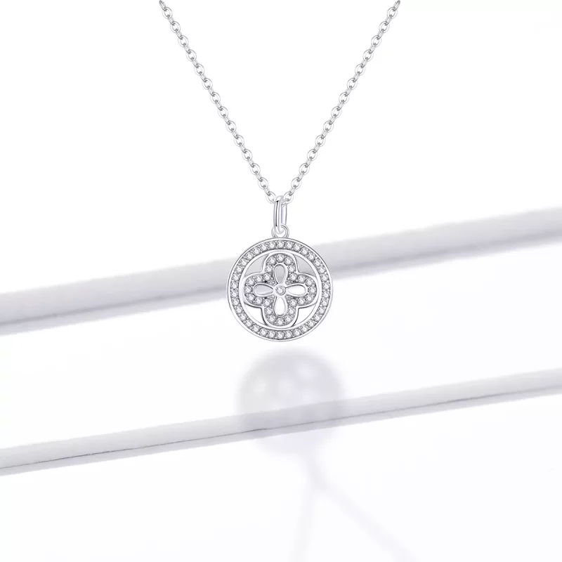(afbeelding voor) Pandora Style Klavertje vier Ketting - BSN142 - Bekijken 5