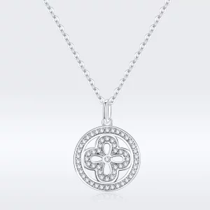 Pandora Style Klavertje vier Ketting - BSN142 (afbeelding voor) Pandora Style Klavertje vier Ketting - BSN142