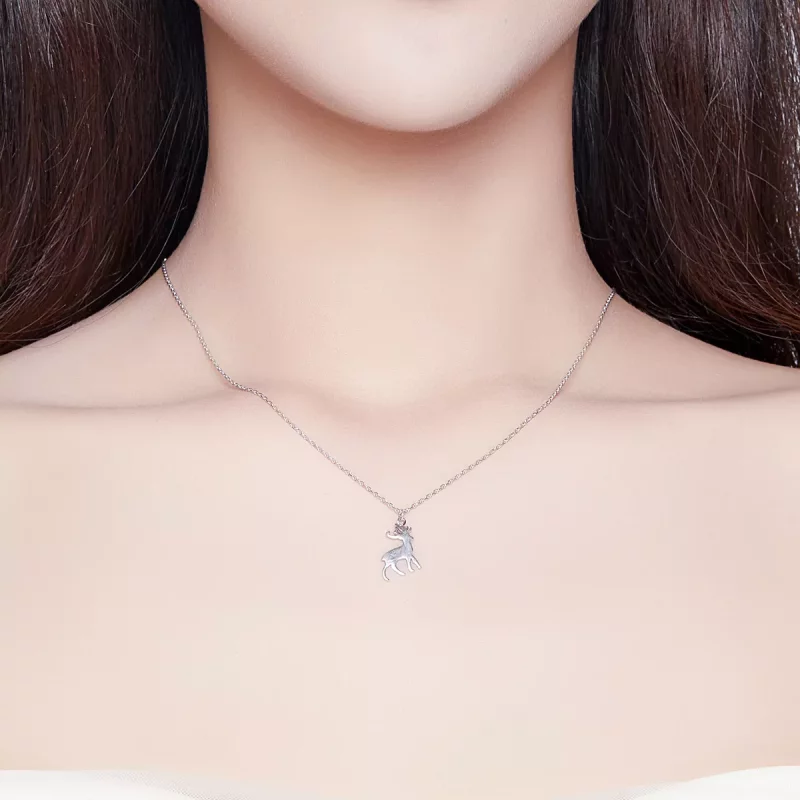 (afbeelding voor) Pandora Style Klein hert Chain Ketting - SCN362 - Bekijken 6