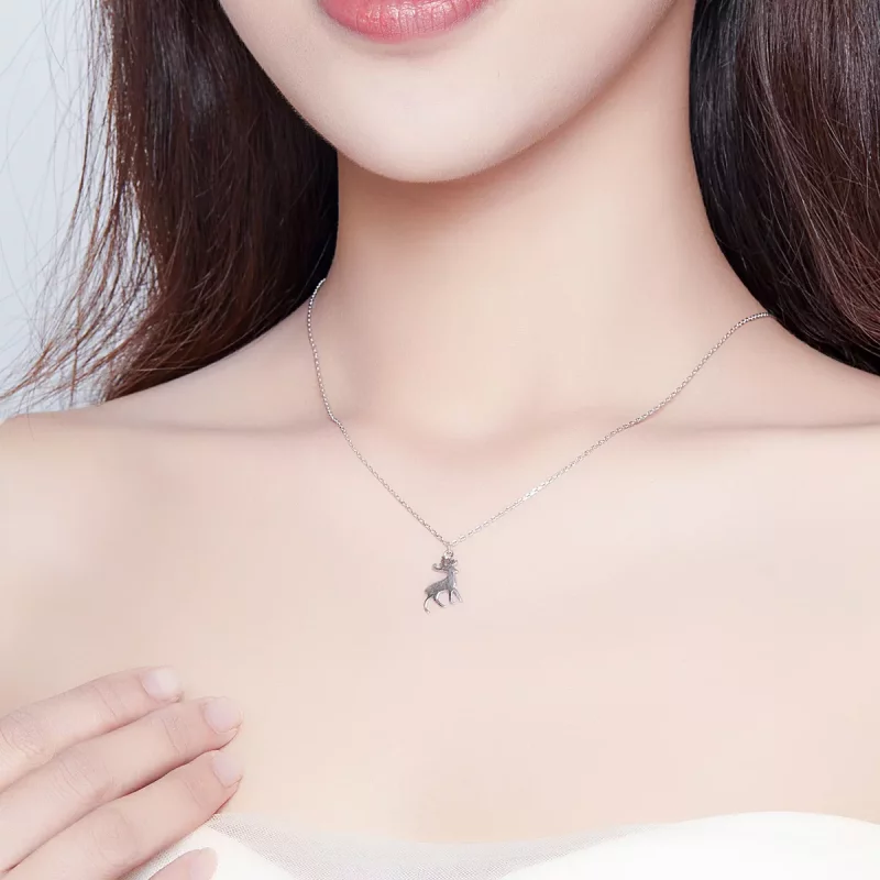 (afbeelding voor) Pandora Style Klein hert Chain Ketting - SCN362 - Bekijken 8