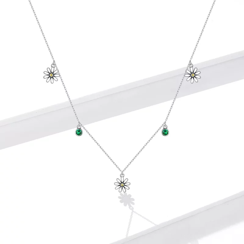 (afbeelding voor) Pandora Style Kleine Daisy Chain Ketting - SCN415 - Bekijken 5