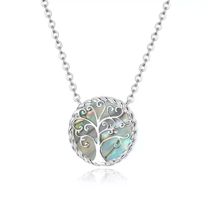 (afbeelding voor) Pandora Style Kleurrijke levensboom Chain Ketting - SCN433