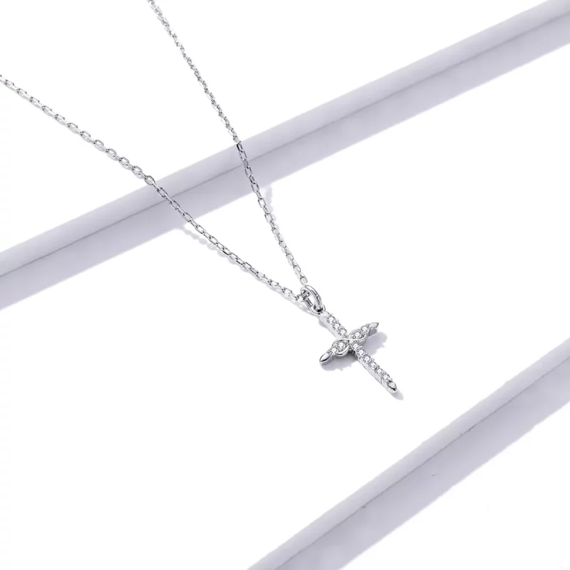 (afbeelding voor) Pandora Style Kruis van Liefde Ketting - BSN184 - Bekijken 2