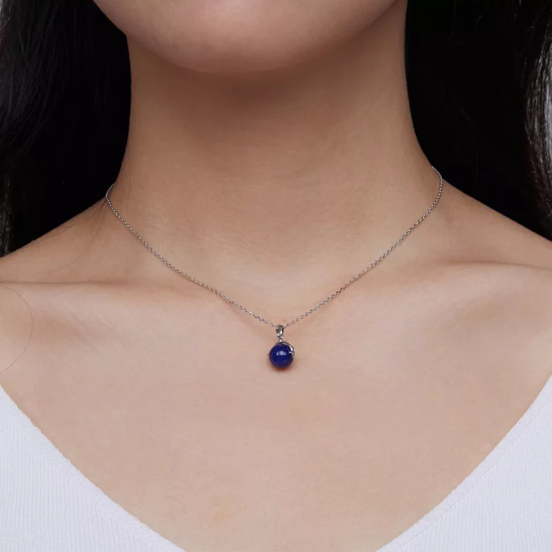 (afbeelding voor) Pandora Style Lapis Lazuli Meteoor Ketting - SCN480 - Bekijken 7