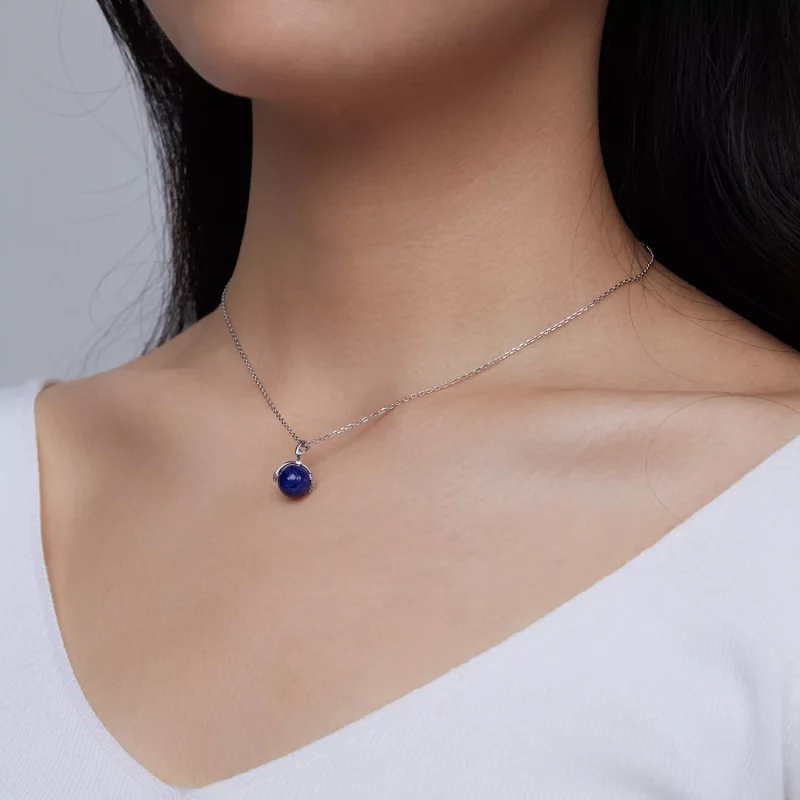 (afbeelding voor) Pandora Style Lapis Lazuli Meteoor Ketting - SCN480 - Bekijken 8
