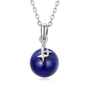 Pandora Style Lapis Lazuli Meteoor Ketting - SCN480 (afbeelding voor) Pandora Style Lapis Lazuli Meteoor Ketting - SCN480