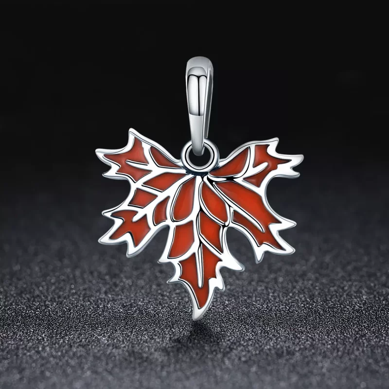 (afbeelding voor) Pandora Style Late herfst esdoornbladeren Hanger - SCC585 - Bekijken 3