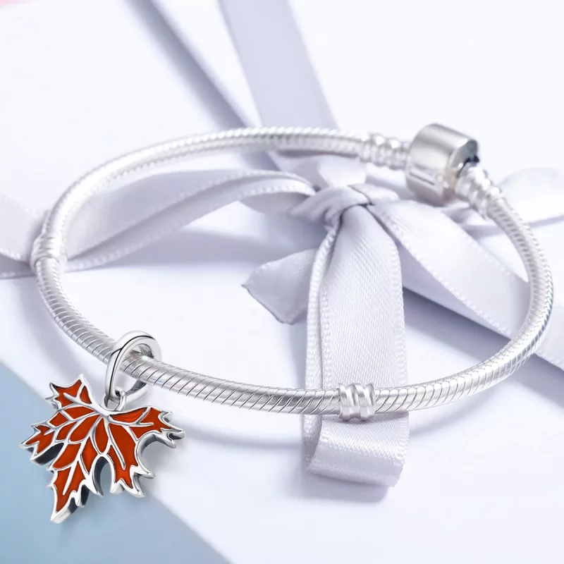(afbeelding voor) Pandora Style Late herfst esdoornbladeren Hanger - SCC585 - Bekijken 5