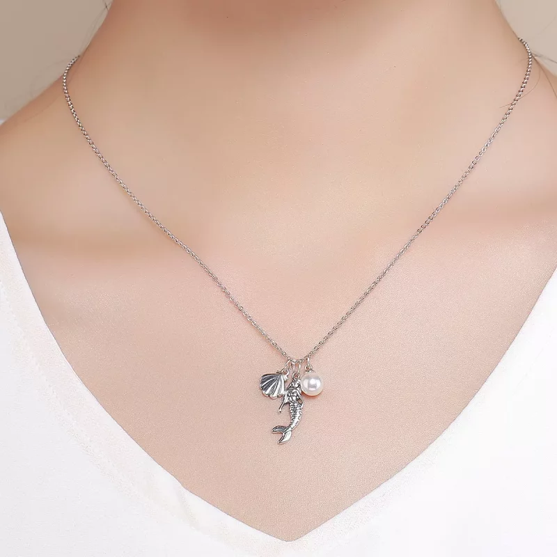 (afbeelding voor) Pandora Style Legende van de zeemeermin Chain Ketting - SCN237 - Bekijken 7