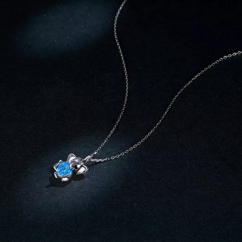 (afbeelding voor) Pandora Style Levendige Olifant Ketting - BSN180 - Bekijken 5