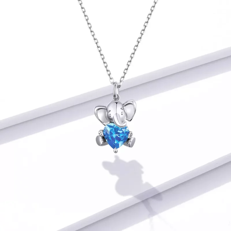 (afbeelding voor) Pandora Style Levendige Olifant Ketting - BSN180 - Bekijken 6
