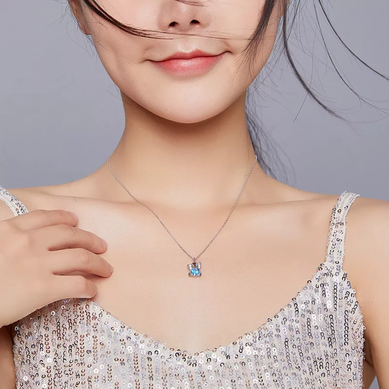 (afbeelding voor) Pandora Style Levendige Olifant Ketting - BSN180 - Bekijken 8