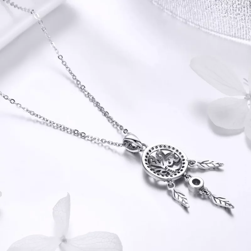 (afbeelding voor) Pandora Style Levensboom Dromenvanger Chain Ketting - SCN298 - Bekijken 4