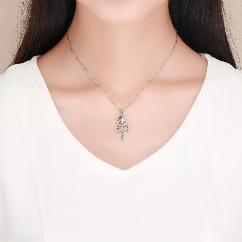 (afbeelding voor) Pandora Style Levensboom Dromenvanger Chain Ketting - SCN298 - Bekijken 6