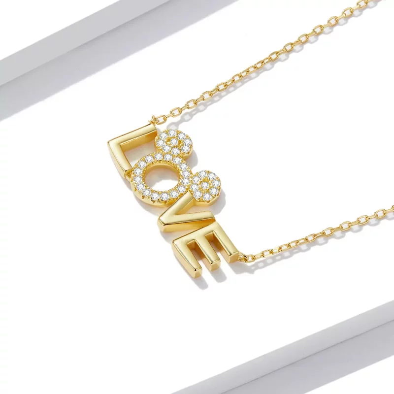 (afbeelding voor) Pandora Style Liefde Merk Ketting - BSN238 - Bekijken 3