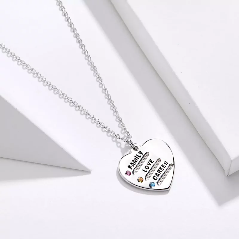 (afbeelding voor) Pandora Style Liefde Taal Ketting - BSN058 - Bekijken 2