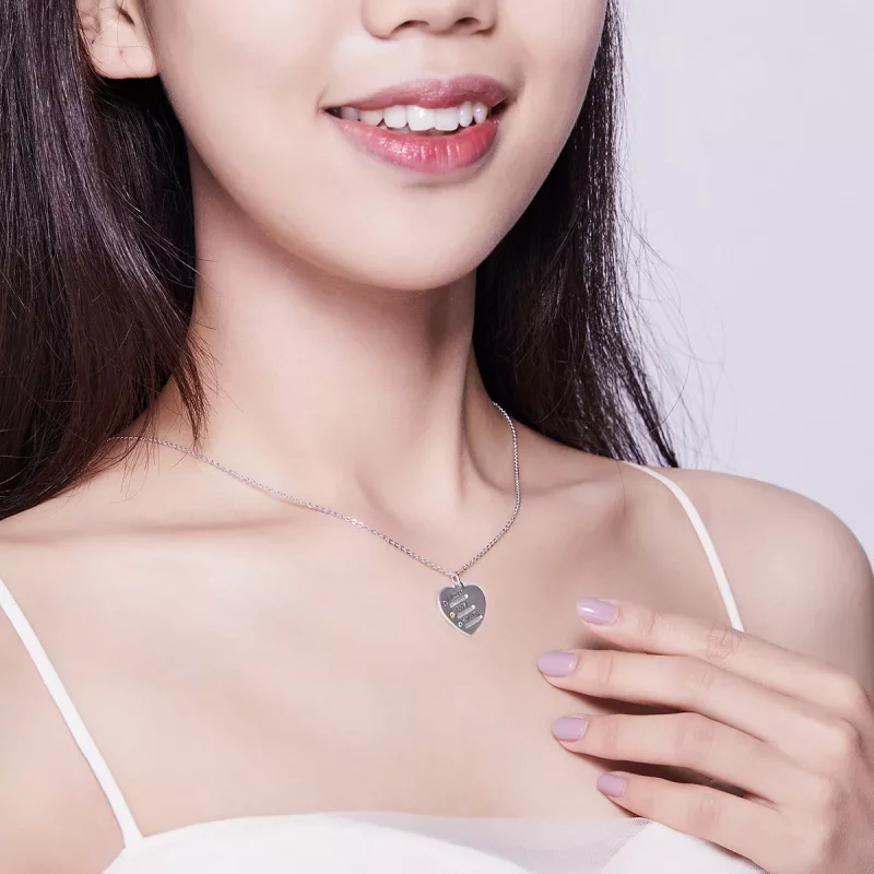 (afbeelding voor) Pandora Style Liefde Taal Ketting - BSN058 - Bekijken 5