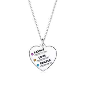 Pandora Style Liefde Taal Ketting - BSN058 (afbeelding voor) Pandora Style Liefde Taal Ketting - BSN058