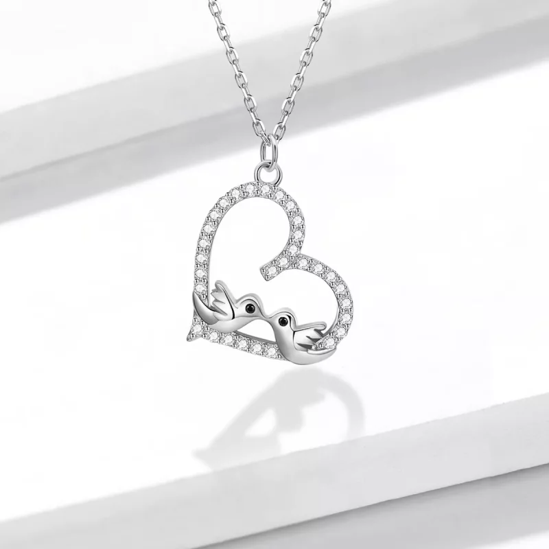 (afbeelding voor) Pandora Style Liefde Vogel Ketting - BSN237 - Bekijken 6