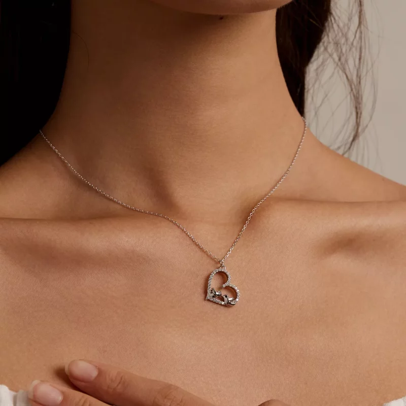 (afbeelding voor) Pandora Style Liefde Vogel Ketting - BSN237 - Bekijken 9