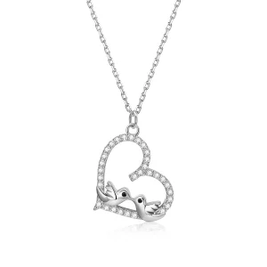 Pandora Style Liefde Vogel Ketting - BSN237 (afbeelding voor) Pandora Style Liefde Vogel Ketting - BSN237