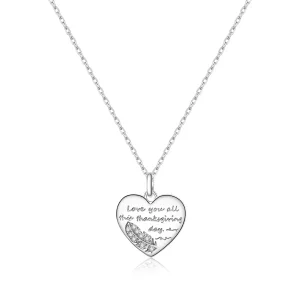 (afbeelding voor) Pandora Style Liefdesbrief Ketting - BSN196