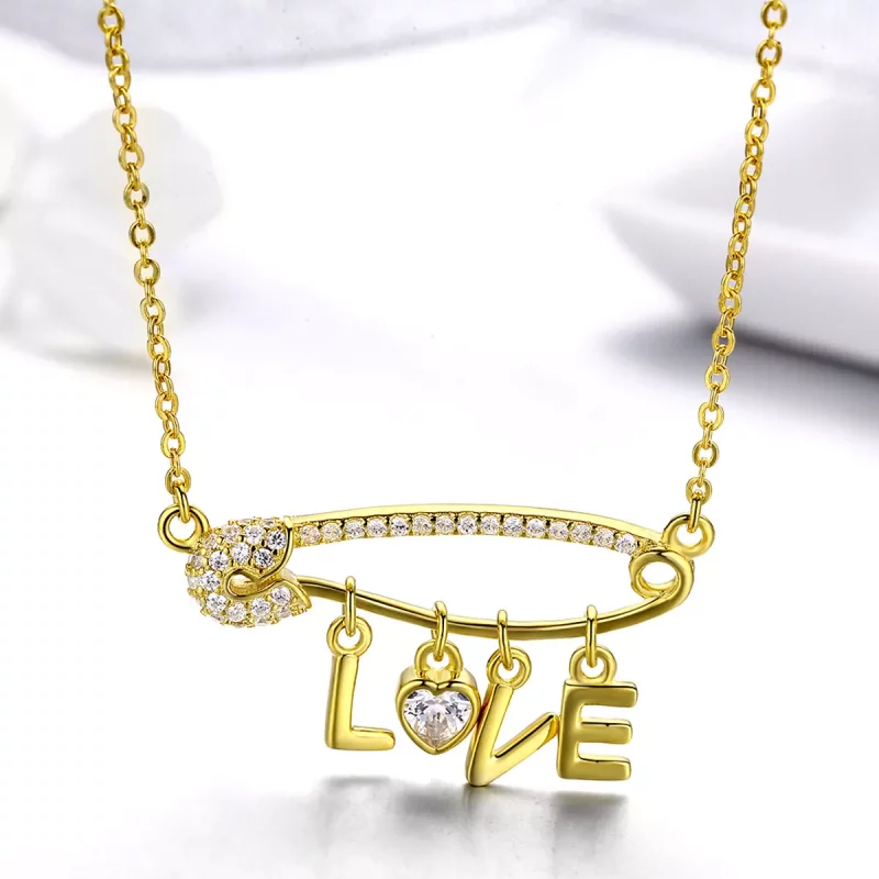 (afbeelding voor) Pandora Style Liefdesclip Chain Ketting - SCN324 - Bekijken 2