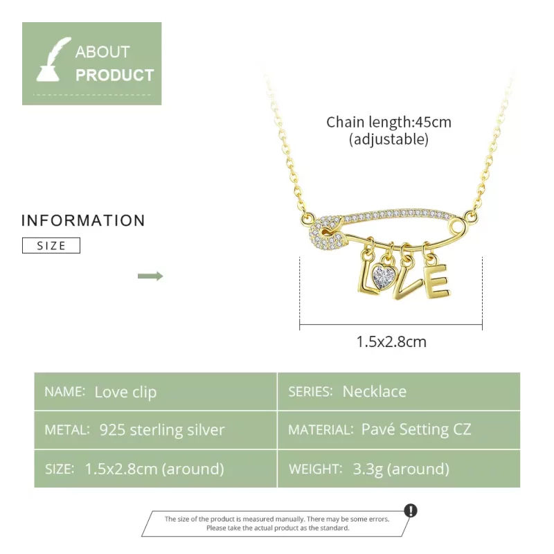 (afbeelding voor) Pandora Style Liefdesclip Chain Ketting - SCN324 - Bekijken 9