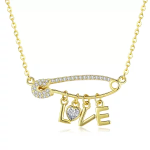 Pandora Style Liefdesclip Chain Ketting - SCN324 (afbeelding voor) Pandora Style Liefdesclip Chain Ketting - SCN324