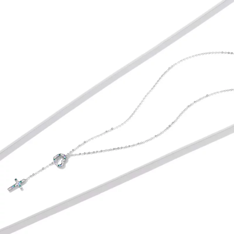 (afbeelding voor) Pandora Style Liefs Kruis Ketting - BSN244 - Bekijken 4