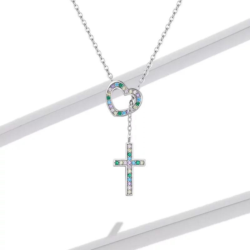 (afbeelding voor) Pandora Style Liefs Kruis Ketting - BSN244 - Bekijken 6