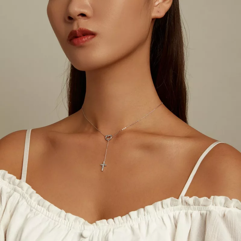 (afbeelding voor) Pandora Style Liefs Kruis Ketting - BSN244 - Bekijken 7