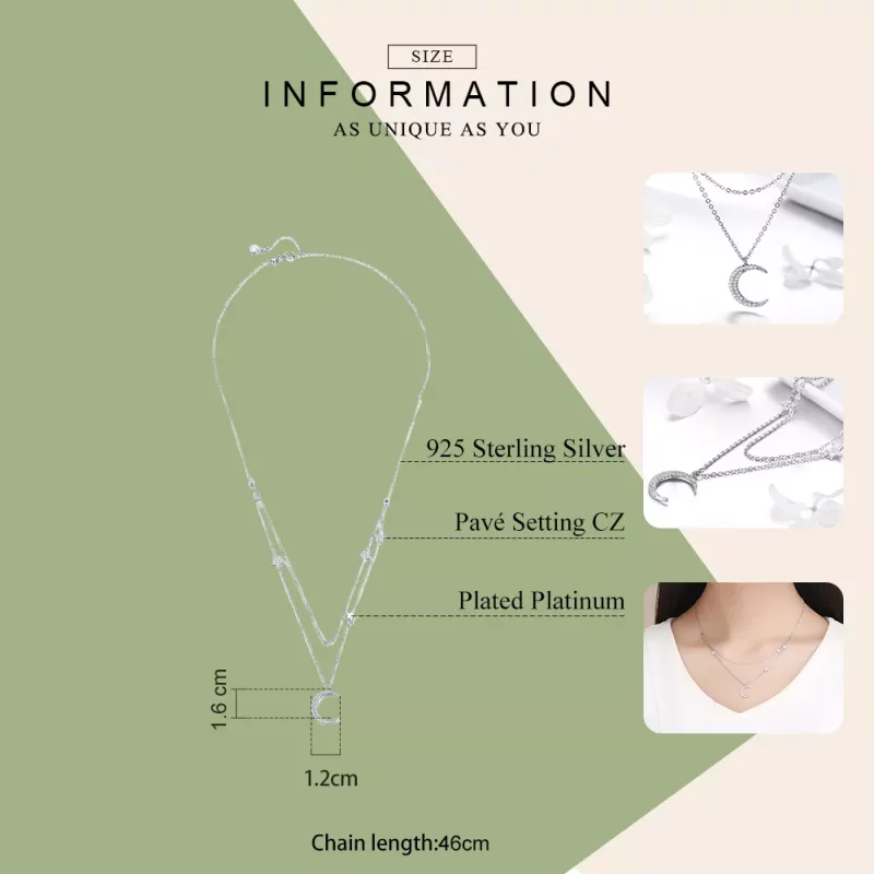 (afbeelding voor) Pandora Style Maan & Sterren Chain Ketting - BSN038 - Bekijken 7