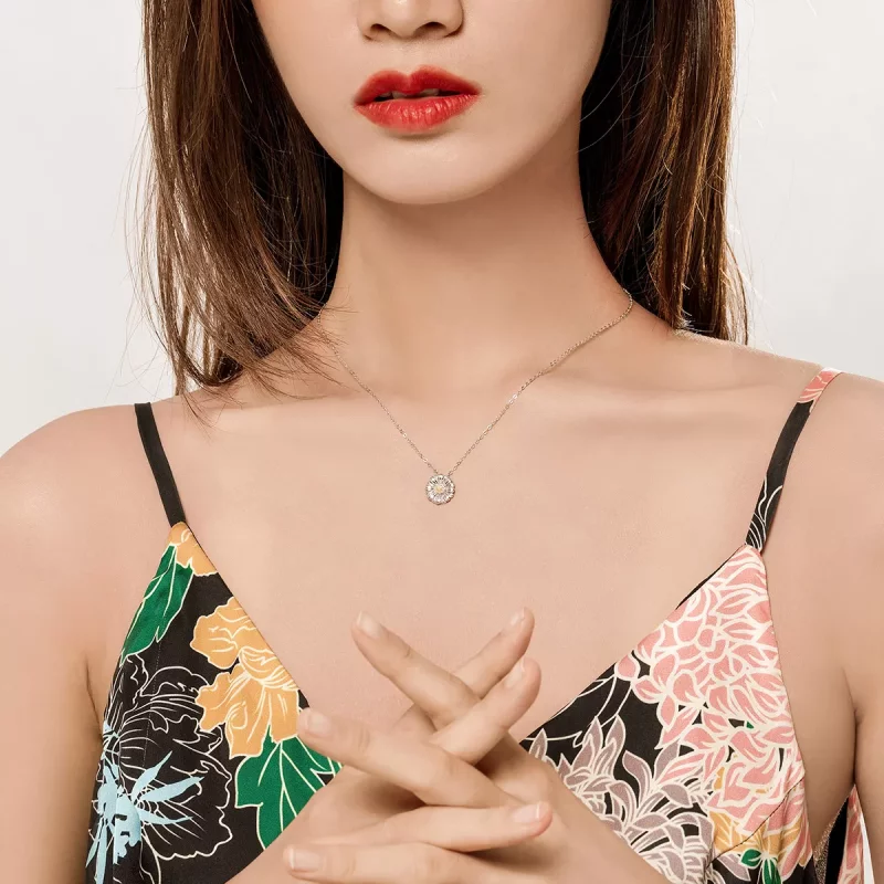 (afbeelding voor) Pandora Style Madeliefje Chain Ketting - SCN370 - Bekijken 6