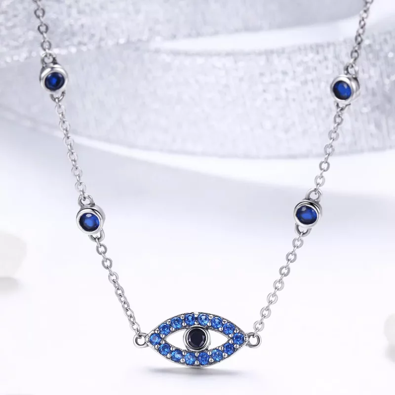 (afbeelding voor) Pandora Style Magisch oog Chain Ketting - SCN300 - Bekijken 2