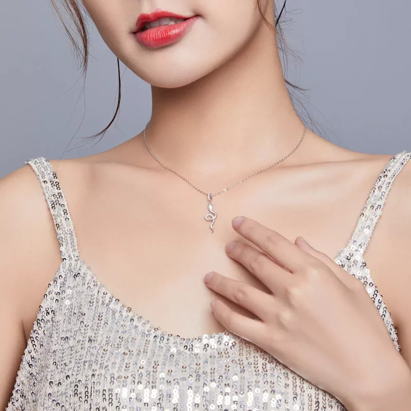 (afbeelding voor) Pandora Style Mooie slang Chain Ketting - SCN409 - Bekijken 8