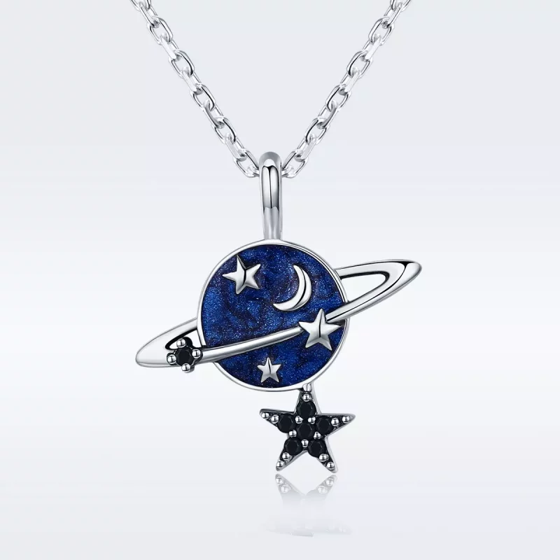(afbeelding voor) Pandora Style Mysterieuze Planeet Chain Ketting - SCN230 - Bekijken 3