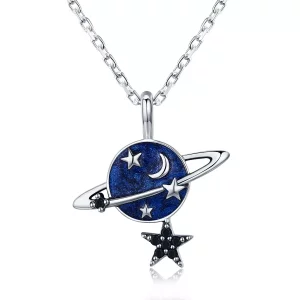 Pandora Style Mysterieuze Planeet Chain Ketting - SCN230 (afbeelding voor) Pandora Style Mysterieuze Planeet Chain Ketting - SCN230