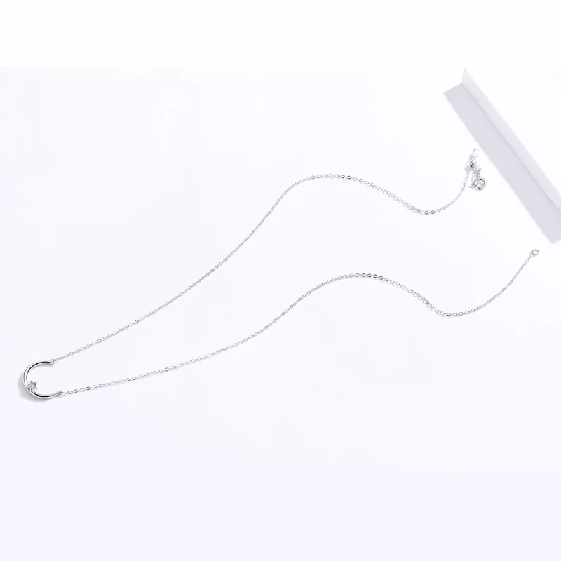 (afbeelding voor) Pandora Style Offset stercirkel Chain Ketting - SCN382 - Bekijken 4