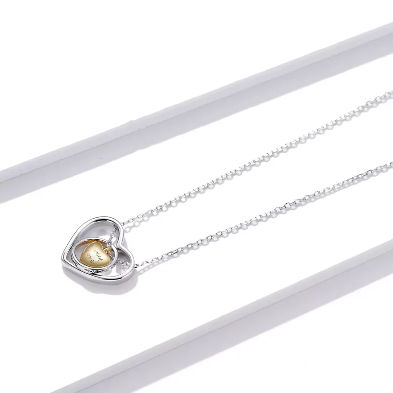 (afbeelding voor) Pandora Style Omringd door hart Ketting - BSN207 - Bekijken 2