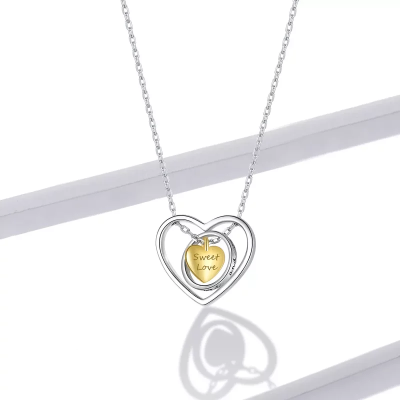 (afbeelding voor) Pandora Style Omringd door hart Ketting - BSN207 - Bekijken 6