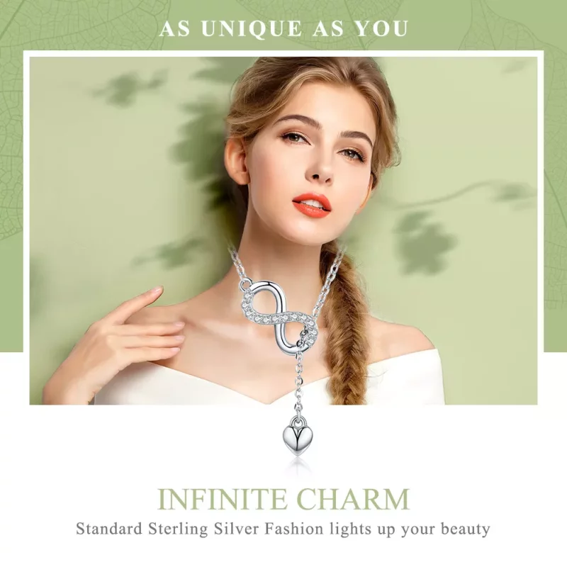(afbeelding voor) Pandora Style Oneindige charme Chain Ketting - SCN223 - Bekijken 2