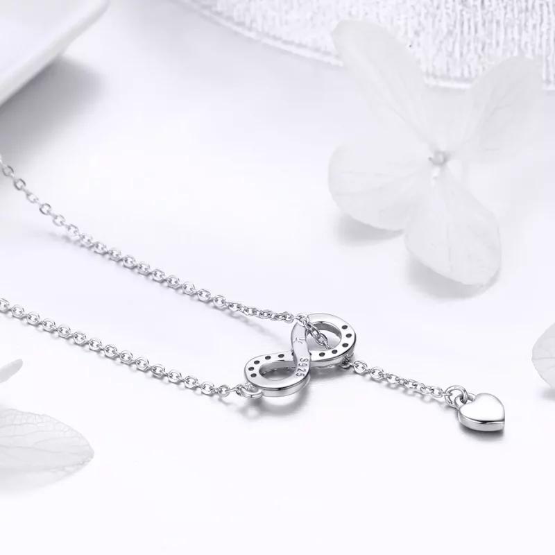 (afbeelding voor) Pandora Style Oneindige charme Chain Ketting - SCN223 - Bekijken 3