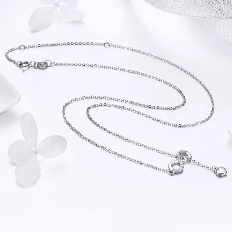 (afbeelding voor) Pandora Style Oneindige charme Chain Ketting - SCN223 - Bekijken 4