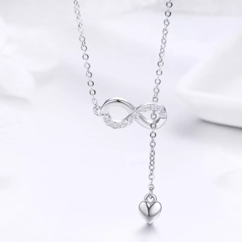 (afbeelding voor) Pandora Style Oneindige charme Chain Ketting - SCN223 - Bekijken 5
