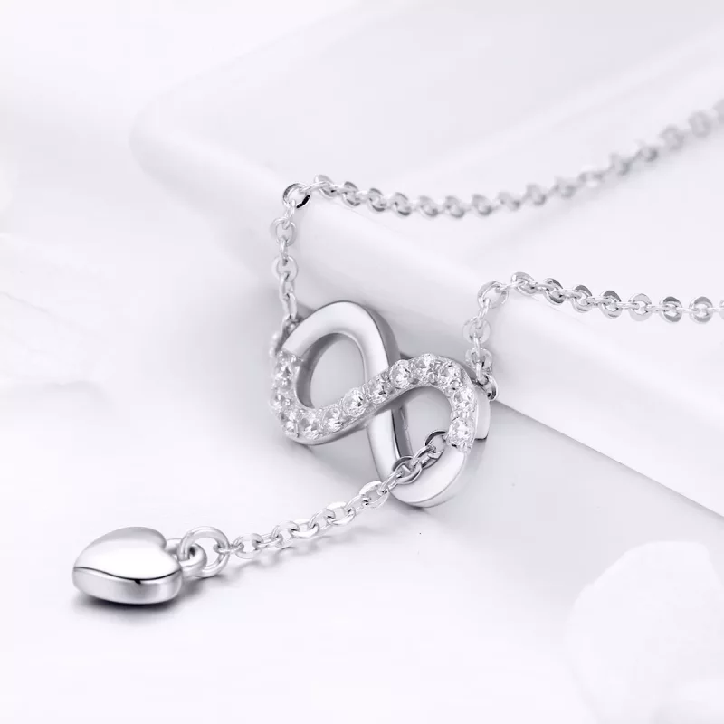 (afbeelding voor) Pandora Style Oneindige charme Chain Ketting - SCN223 - Bekijken 6