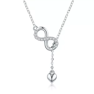 Pandora Style Oneindige charme Chain Ketting - SCN223 (afbeelding voor) Pandora Style Oneindige charme Chain Ketting - SCN223