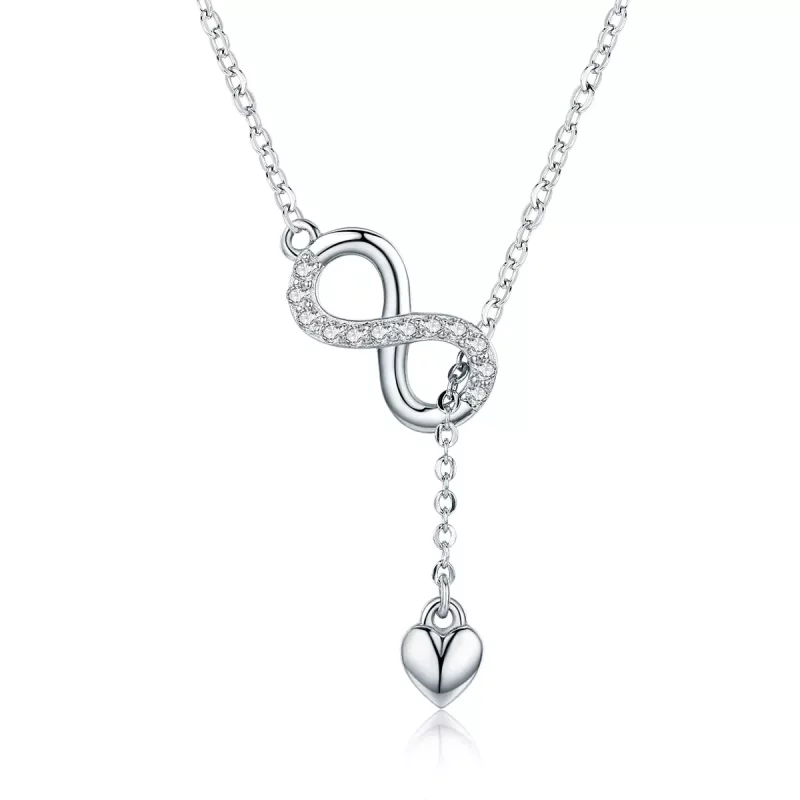 (afbeelding voor) Pandora Style Oneindige charme Chain Ketting - SCN223