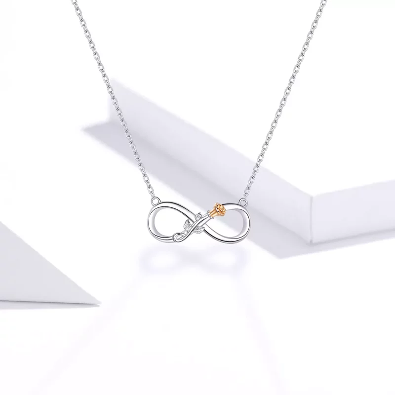 (afbeelding voor) Pandora Style Oneindige liefde Chain Ketting - SCN371 - Bekijken 5