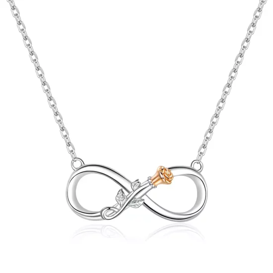 (afbeelding voor) Pandora Style Oneindige liefde Chain Ketting - SCN371